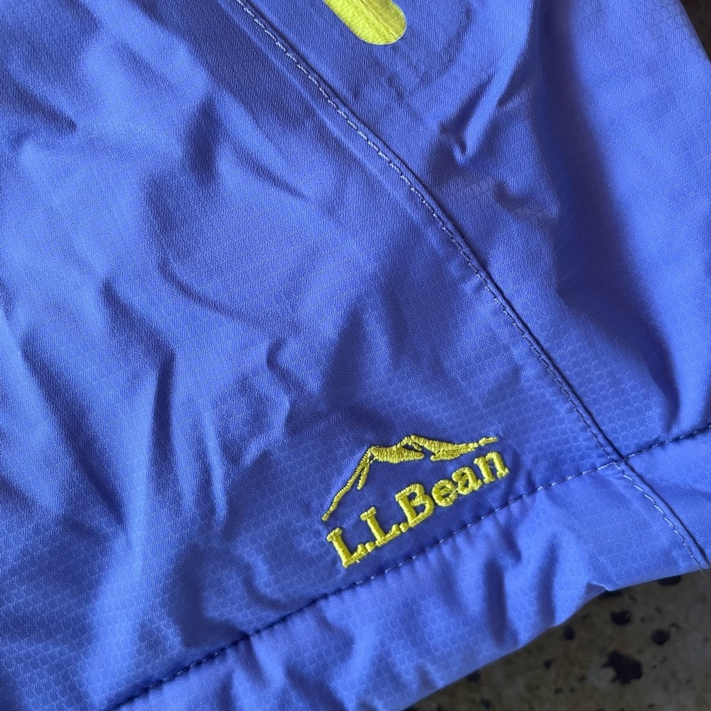 L.L. Bean Glacier Summit Waterproof Ski Jacket Blue Thinsulate Youth Large 14-16 - Picture 2 of 11